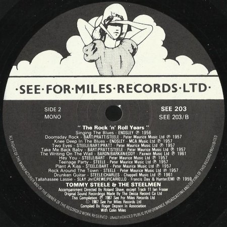 Steele, Tommy &amp; the Steelmen - Rock'n'Roll Years  - See for Miles LP .jpg