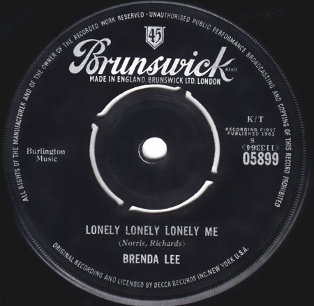 BRENDA LE - Lobnely Lonely Lonely Me -B-.jpg