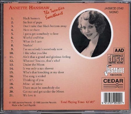 Hanshaw, Annette - Twenties Sweetheart  (2).jpg