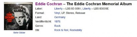 Eddie Cochran Memorial Album