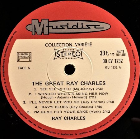 RAY CHARLES - LPs