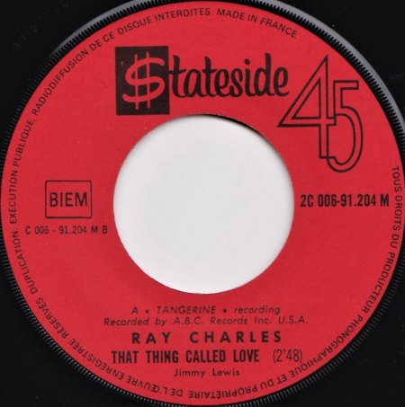 RAY CHARLES - Singles
