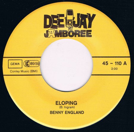 BENNY INGRAM - auch Benny England