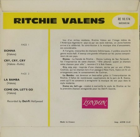 RITCHIE VALENS - EP's