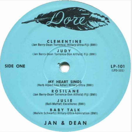 JAN & DEAN - DORE LP 101