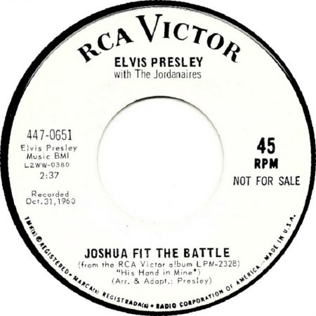Joshua Fit The Battle - 1966