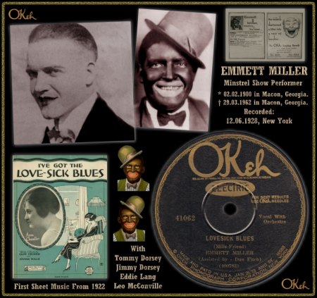 EMMETT MILLER - LOVESICK BLUES (1928)