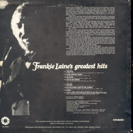 Frankie Laine und die Queen - LP's