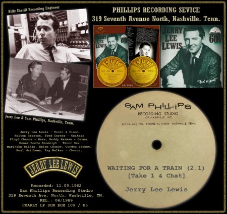 JERRY LEE LEWIS  - WAITING FOR A TRAIN (2.1) [TAKE 1 & CHAT]