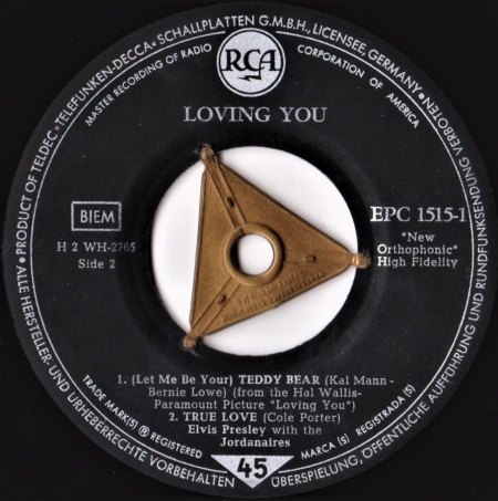 Elvis EP 1515-1-3 Loving You