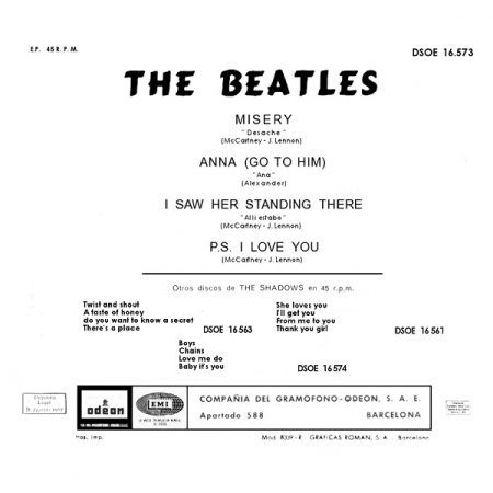 k-EP The Beatles arr b DSOE 16 573 Spain.jpg