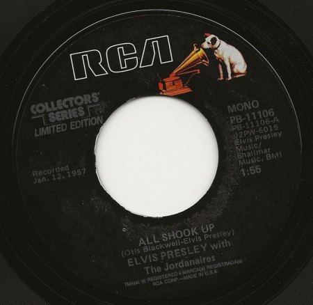 Elvis-All Shook Up, Originale und Weissmu. 47-6870, 74-16386