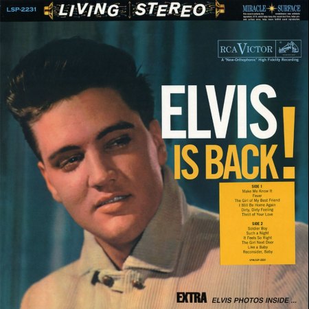 ELVIS PRESLEY RCA VICTOR LP LSP-2231