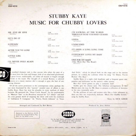 STUBBY KAYE