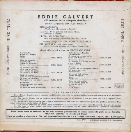 EDDIE CALVERT