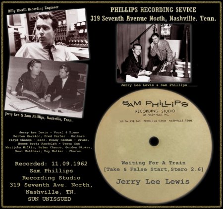 JERRY LEE LEWIS  - WAITING FOR A TRAIN (S2.6) [TAKE & FALSE START]
