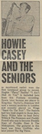 HOWIE CASEY & the SENIORS