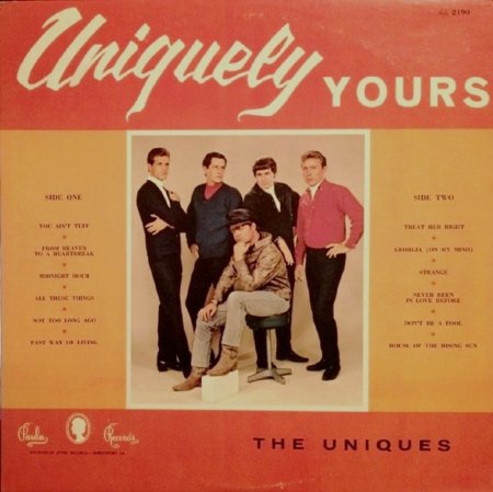 UNIQUES  (male group from Louisiana)
