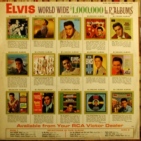 ELVIS PRESLEY RCA VICTOR LP LSP-3450