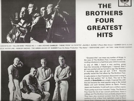 BROTHERS FOUR - LPs