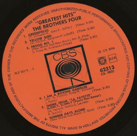 BROTHERS FOUR - LPs