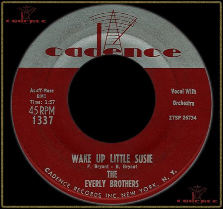 EVERLY BROTHERS - WAKE UP LITTLE SUSIE