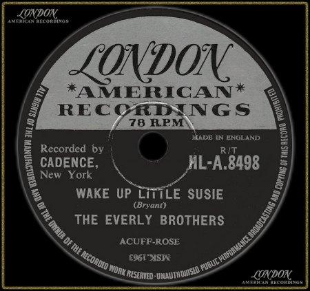 EVERLY BROTHERS - WAKE UP LITTLE SUSIE