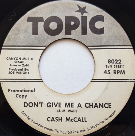 CASH McCALL (Country)