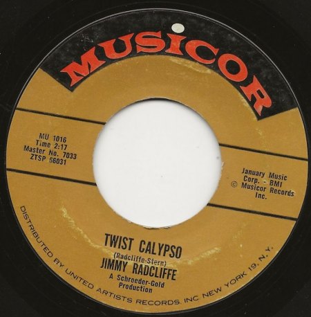 JIMMY RADCLIFFE - Twist Calypso