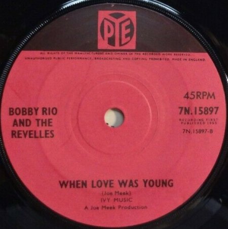 BOBBY RIO AND THE REVELLES