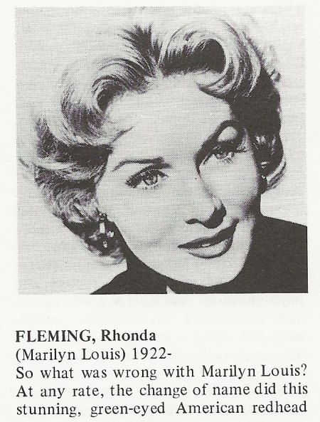 RHONDA FLEMING