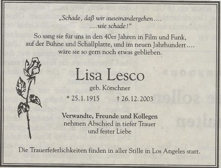 LISA LESCO