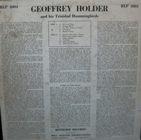GEOFFREY HOLDER