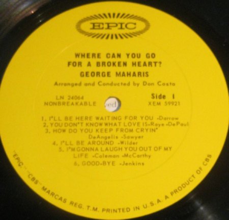 GEORGE MAHARIS