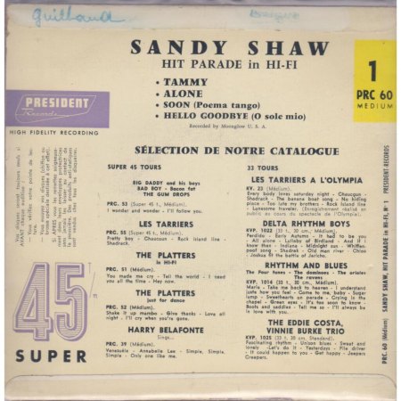 SANDY SHAW - nicht die Barfüßige!