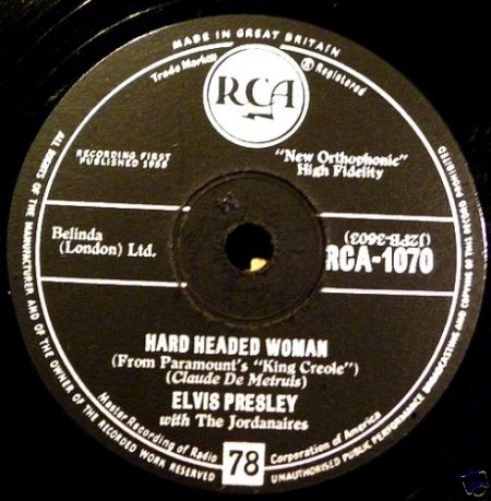 Presley,Elvis04UK Schellack RCA 1070 HardheadedWoman.jpg