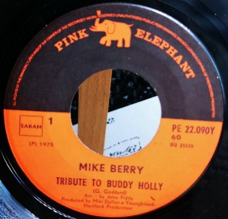 MIKE BERRY - DISCOGRAPHY