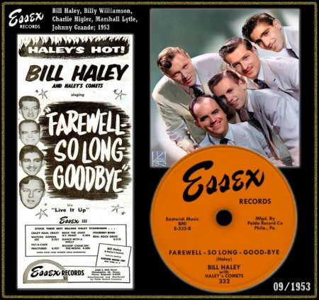 BILL HALEY WITH HALEY'S COMETS - FAREWELL SO LONG GOOD BYE