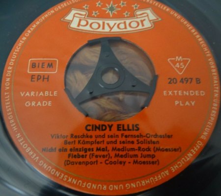 CINDY ELLIS - deutscher Rocknrollstar ! ?