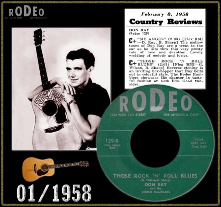 DON RAY & THE RODEO RAMBLERS - THOSE ROCK 'N' ROLL BLUES