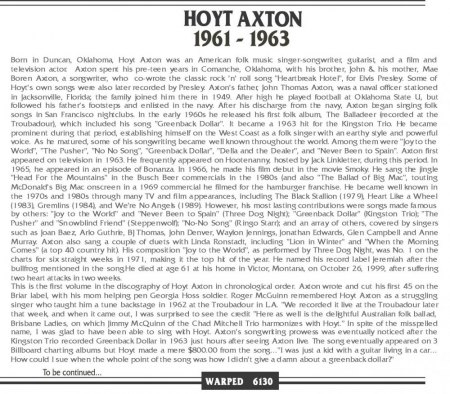 HOYT AXTON
