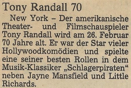 TONY RANDALL