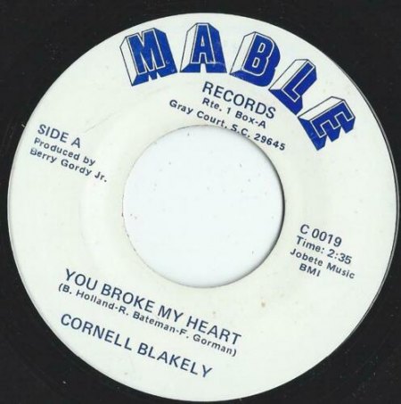 CORNELL BLAKELY