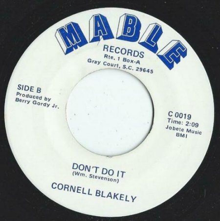 CORNELL BLAKELY