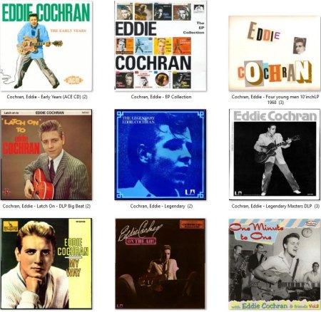 EDDIE COCHRAN - LP's