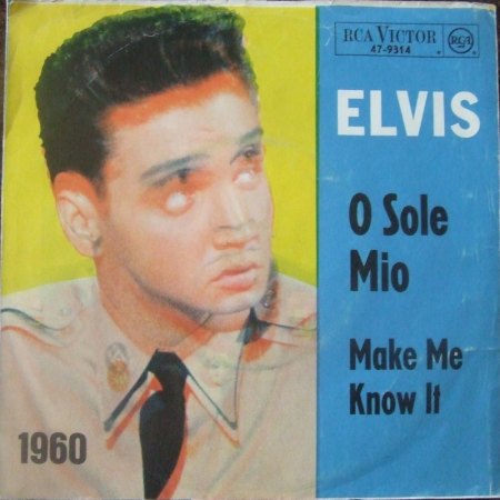 Elvis Presley Jahreszahlcover 1960 O Sole Mio