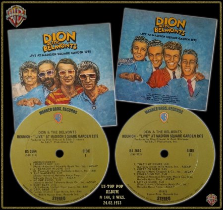 DION & THE BELMONTS WARNER BROS. LP BS-2664