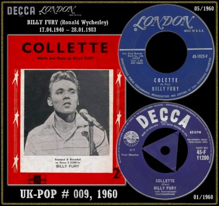BILLY FURY - COLLETTE