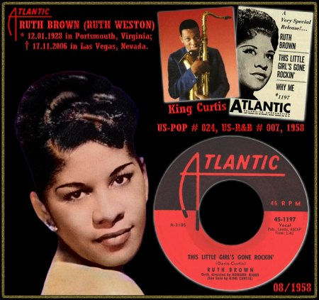 RUTH BROWN - THIS LITTLE GIRL'S GONE ROCKIN'