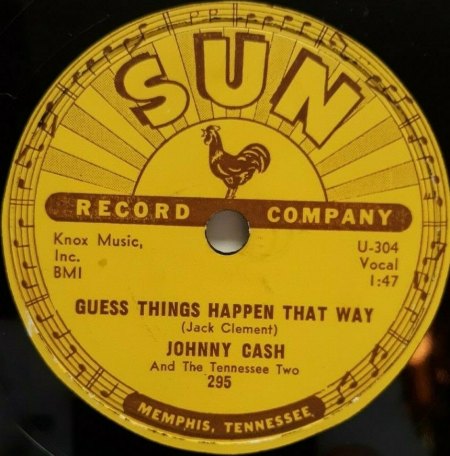 JOHNNY CASH - 78 RPM Shellac